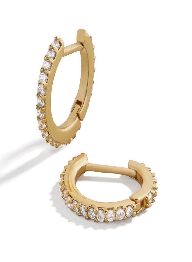 BaubleBar Niata 18K Gold-Plated Sterling Silver Earrings - 11mm - Image 1